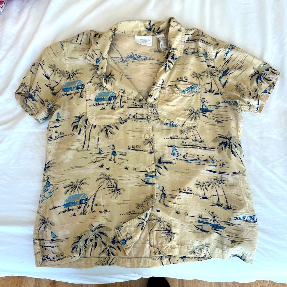 Liz Claiborne vacation top